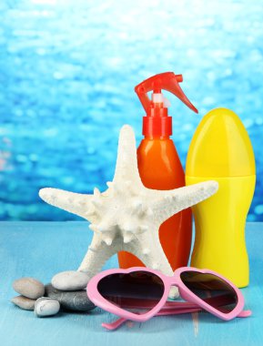 plaj öğeleri plaj zemin üzerine