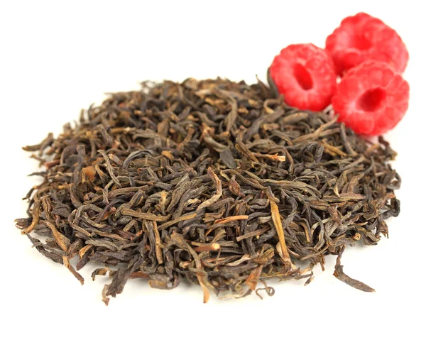 Ξηρό τσάι Berry απομονωθεί σε λευκό — Φωτογραφία Αρχείου