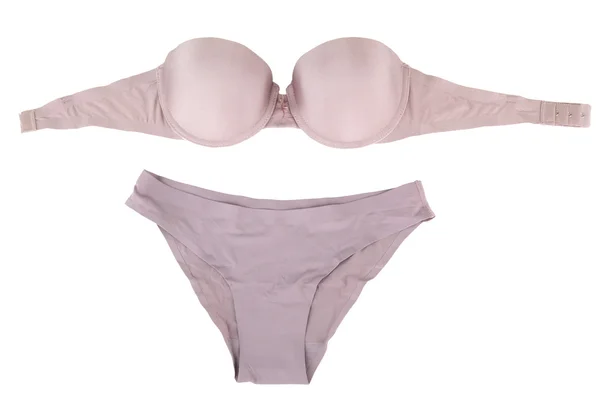 Color female bra, isolated on white — Stock Photo, Image