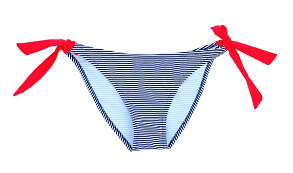 Women's pants swimsuit isolated on white — Stock Photo, Image