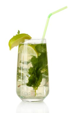 beyaz izole mojito