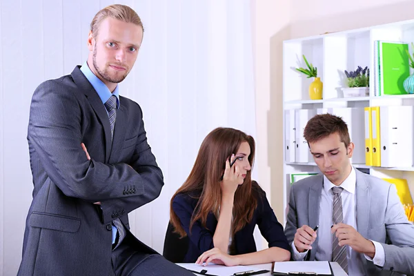 Business colleagues in office — Stock Photo, Image