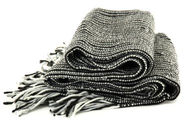 sıcak şal üzerinde beyaz izole