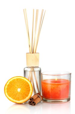 aromatik beyaz izole meyveli koku ile ev için sopa