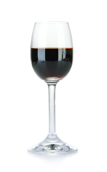 Glass of liquor, isolated on white — Stock Photo, Image