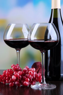Wine tasting in restaurant clipart