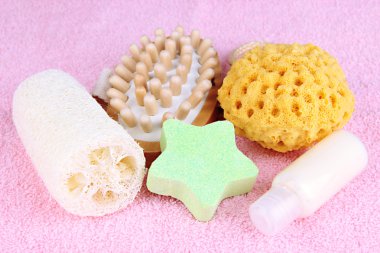 spa, renkli havlu arka planı olarak ayarla