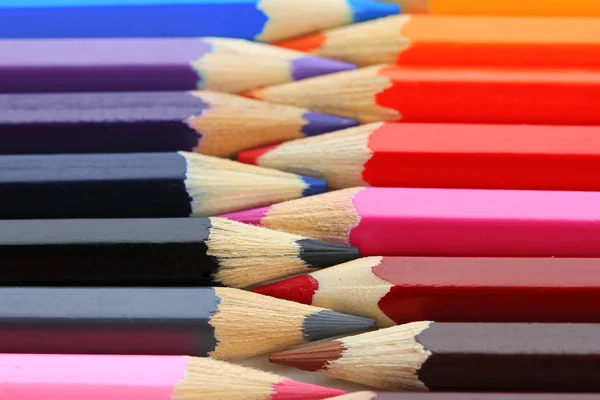 Colour pencils, close up — Stock Photo, Image