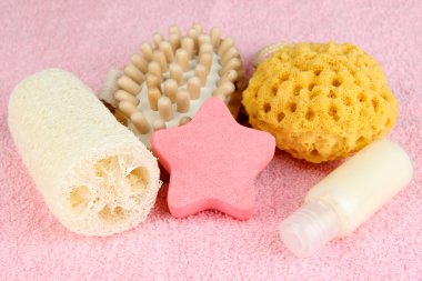 spa, renkli havlu arka planı olarak ayarla