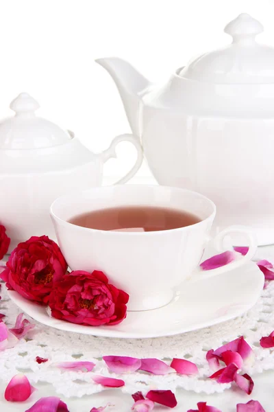 Té rosa de cerca — Foto de Stock