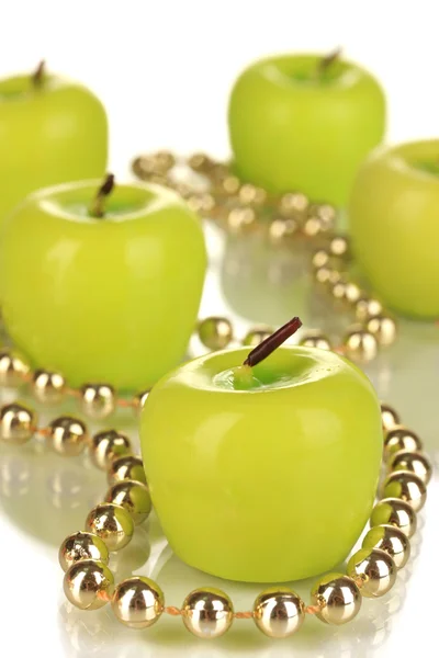 Aroma apple mumlar boncuklar ile yakın çekim — Stok fotoğraf