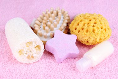 spa, renkli havlu arka planı olarak ayarla