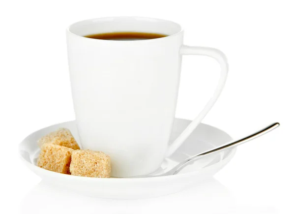 Tazza di caffè, isolata su bianco — Foto Stock