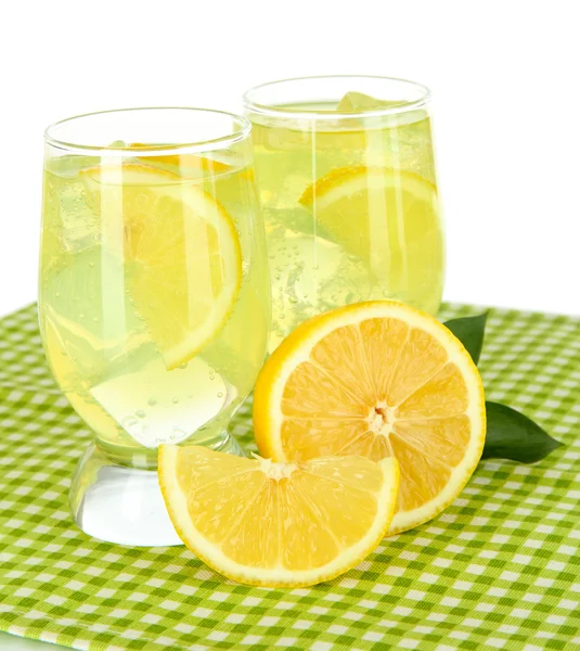 Finom limonádét tábla fehér háttér — Stock Fotó