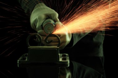 çalışma turner, yakın çekim, izole üzerinde siyah