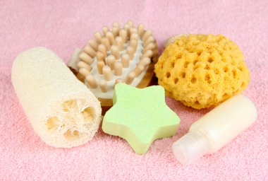 spa, renkli havlu arka planı olarak ayarla