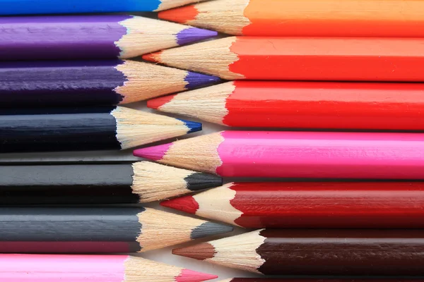 Colour pencils, close up — Stock Photo, Image