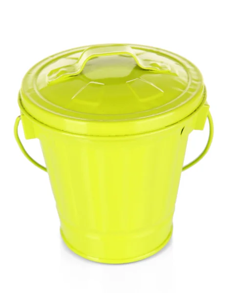 Recycle bin geïsoleerd op wit — Stockfoto