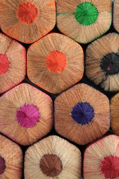 Colour pencils, close up — Stock Photo, Image