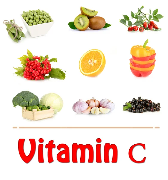 Продукты, содержащие витамин С — стоковое фото