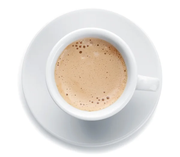 Xícara de café, isolado em branco — Fotografia de Stock