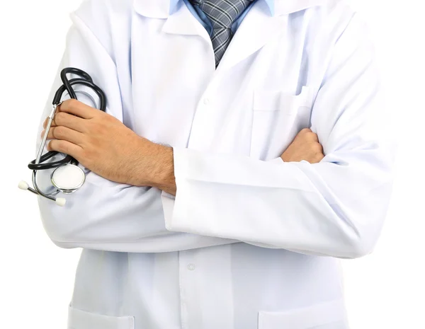 Medico isolato su bianco — Foto Stock