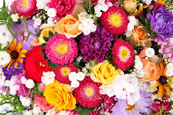 Bright flowers background — Stock Photo, Image