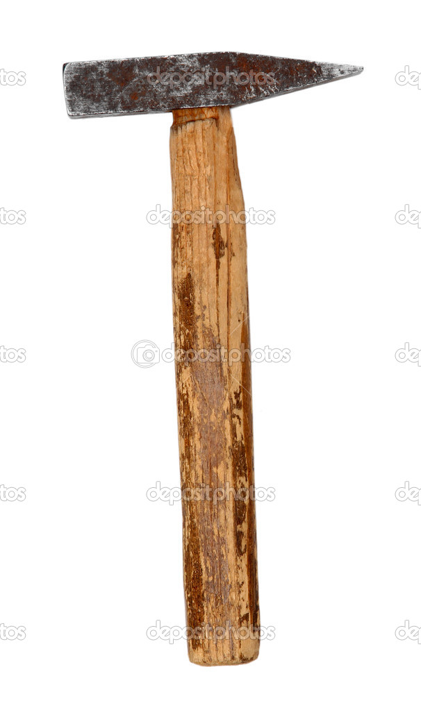 Hammer, isolated on white