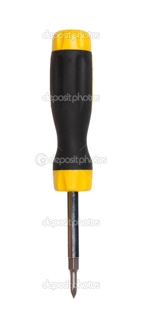 Screwdriver, isolated on white