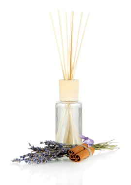 aromatik beyaz izole lavanta kokusu ile ev için sopa