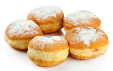 beyaz izole lezzetli börekler