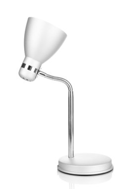 Masa lambası beyaz üzerine izole