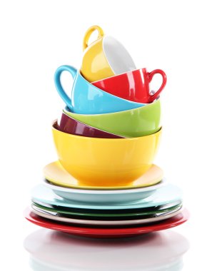 dağlar üzerinde beyaz renkli yemekleri izole