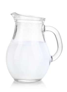 süt beyaz izole sürahi