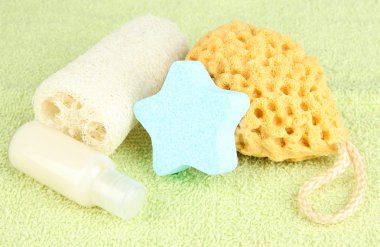 spa, renkli havlu arka planı olarak ayarla