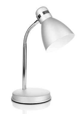 Masa lambası beyaz üzerine izole