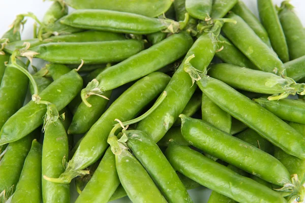 Sweet green peas close-up — Stock Photo, Image