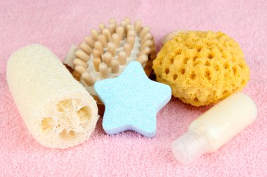 spa, renkli havlu arka planı olarak ayarla