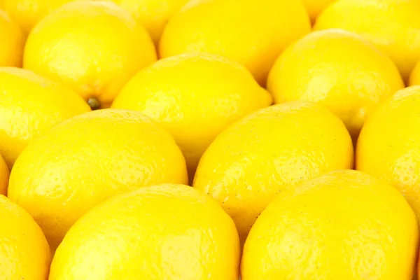 Limões maduros close-up — Fotografia de Stock