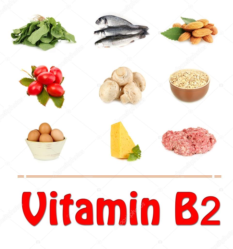 Products which contain vitamin B2
