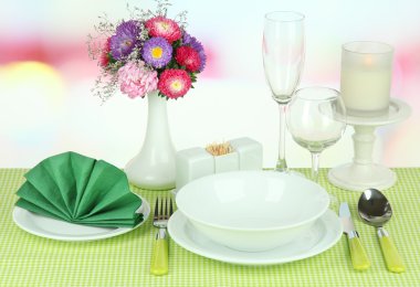 Kahvaltı için güzel Tablo ayarı