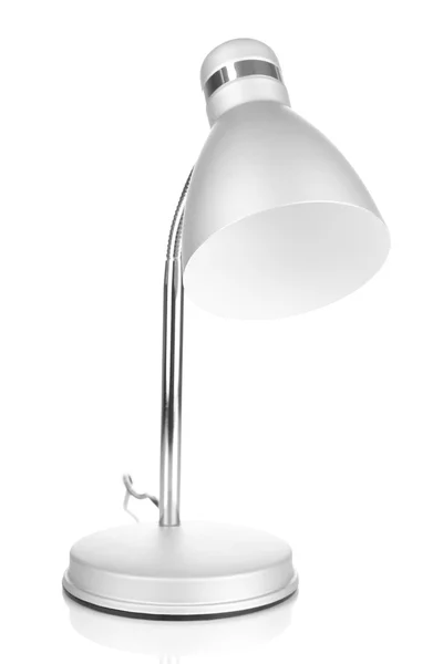Stolní lampa izolovaná na bílé — Stock fotografie