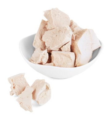 beyaz izole kase Maya küpleri