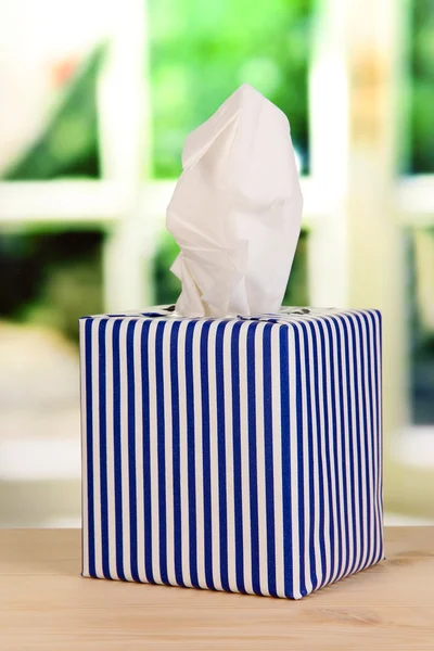 Cleaning wipes on window background — Stock Photo, Image