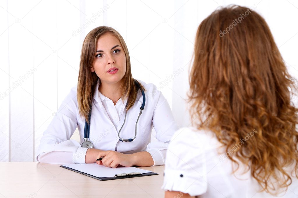 Doctor and patient at office