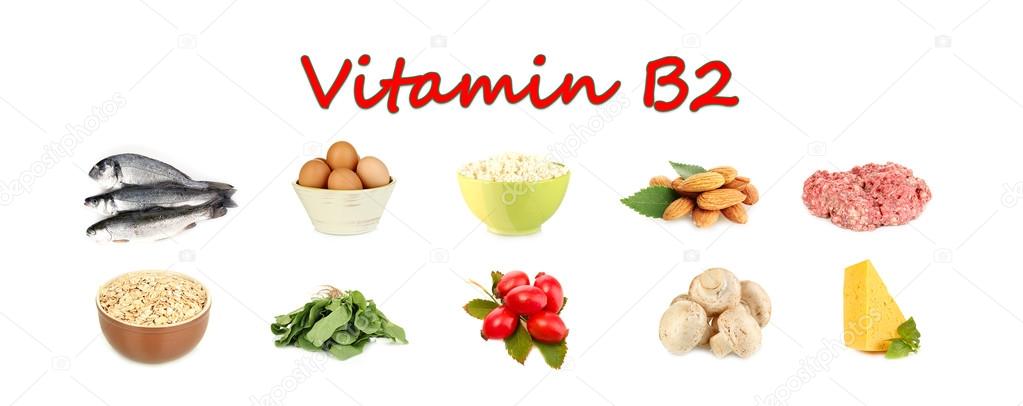 Products which contain vitamin B2