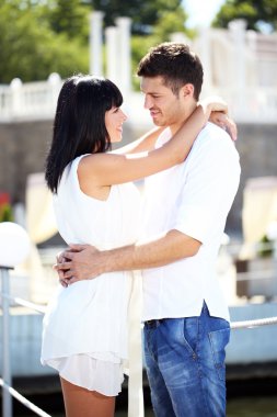 güzel genç Romantik Çift