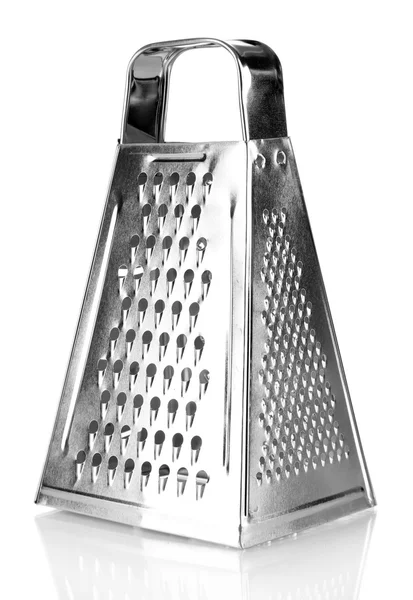 Metal grater, isolated on white — Stock Photo, Image