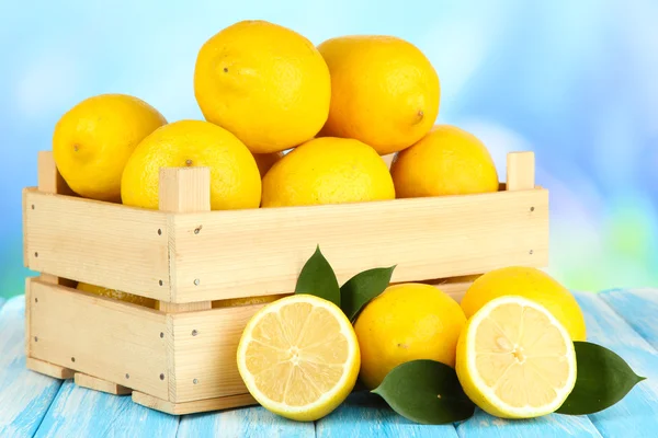 Ripe lemons isolated on white — Stock Photo, Image