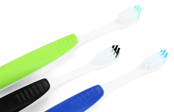 Tooth-brushes isolated on white — Stock Photo, Image